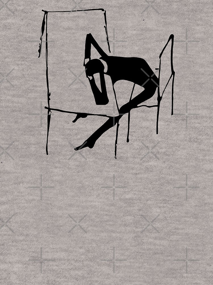 Franz Kafka Drawing 05 Black by Julio Benitez
