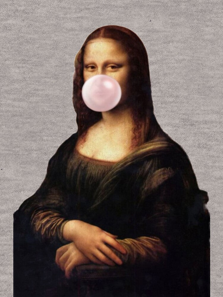 Mona Lisa chews gum by HolubD