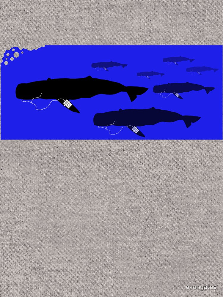 Group of Whales with Popular MP3 players by evanyates