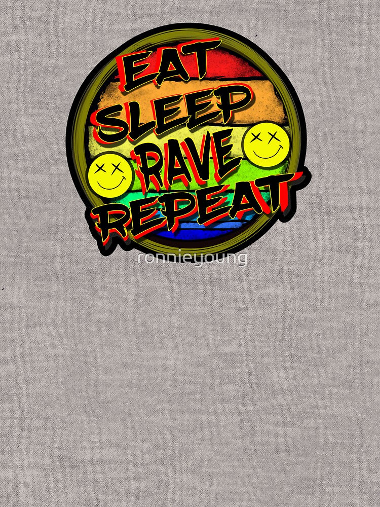 Eat Sleep Rave Repeat, Dance Party by ronnieyoung