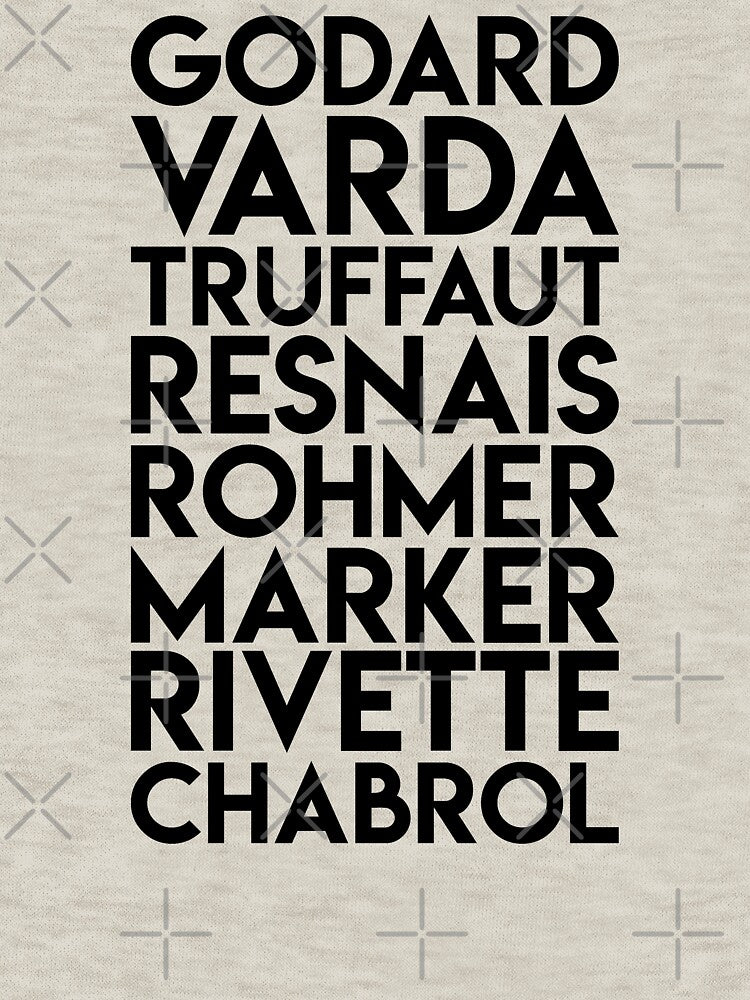 Nouvelle Vague Directors (black) by didijuca