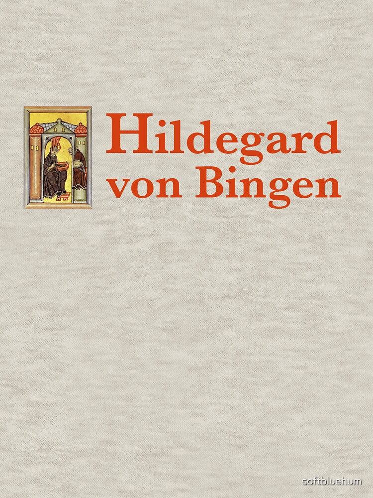 Hildegard von Bingen - Vision and Name Text Design by softbluehum