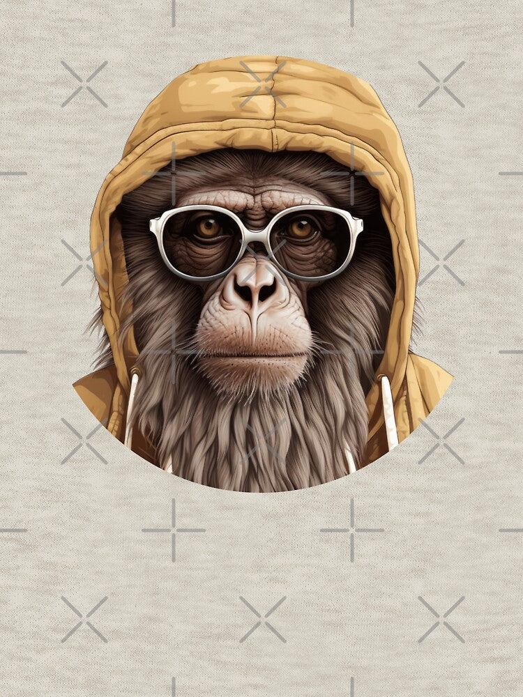 Hippy monkey by Toms Tee