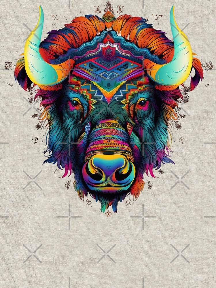 Bison Popart 2 by Toms Tee