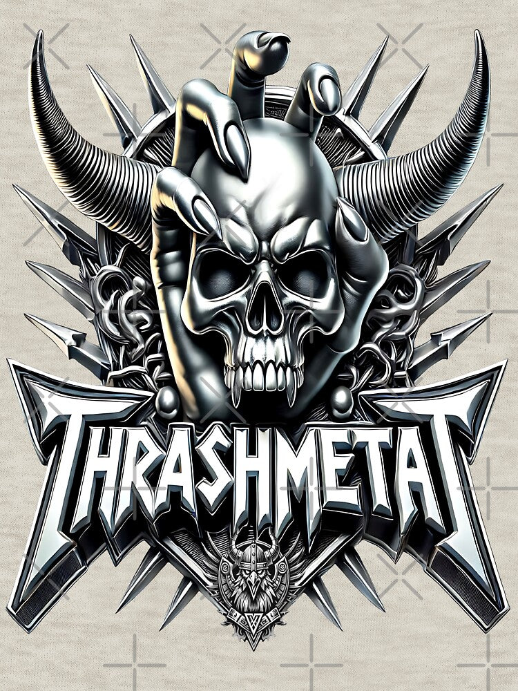 Thrashmetal Reach for the Silver Death Mask Writing by Segasprojects