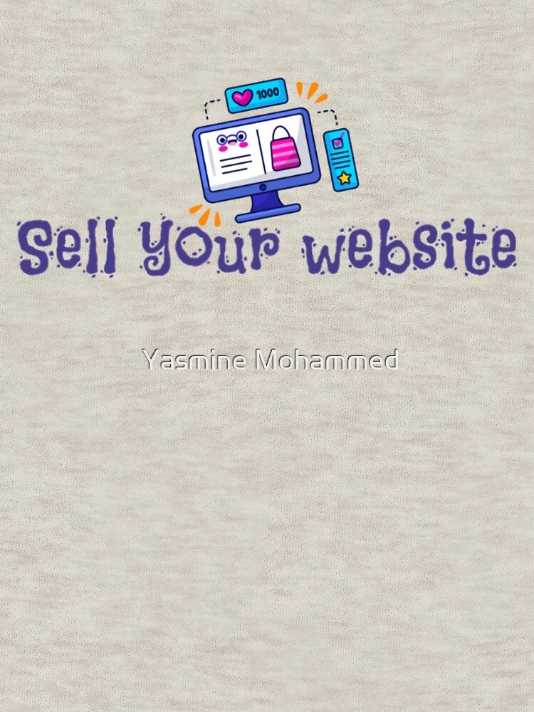 Sell Your Website - Cute E-commerce Store & Digital Asset Growth by Yasmine Mohammed