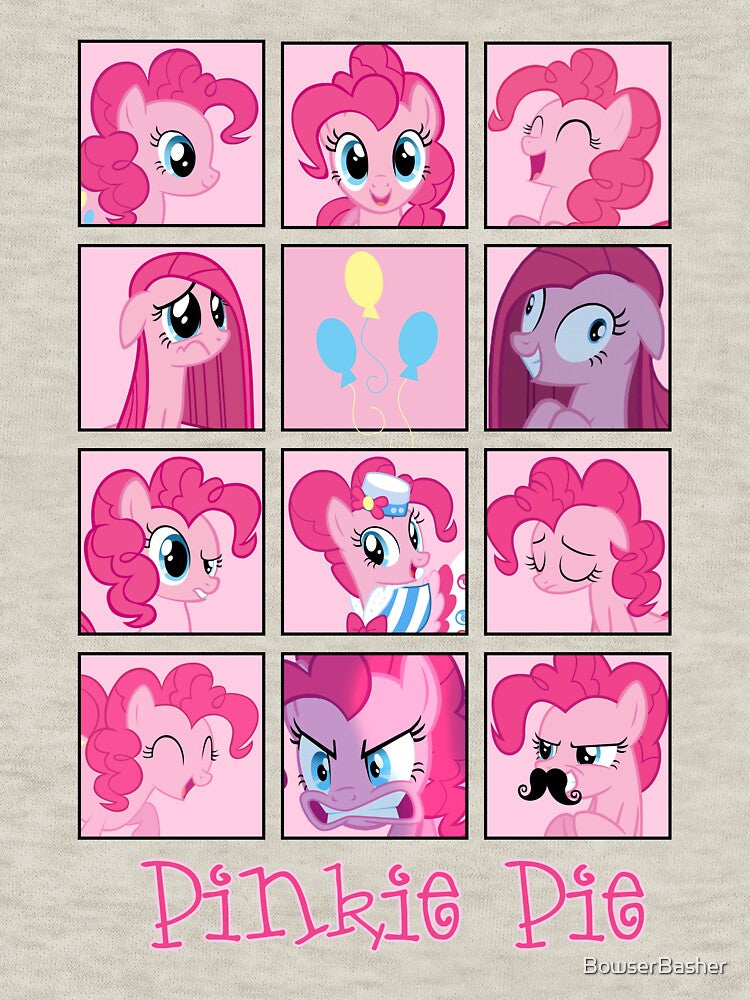 Faces of Pinkie Pie by BowserBasher’s Castle