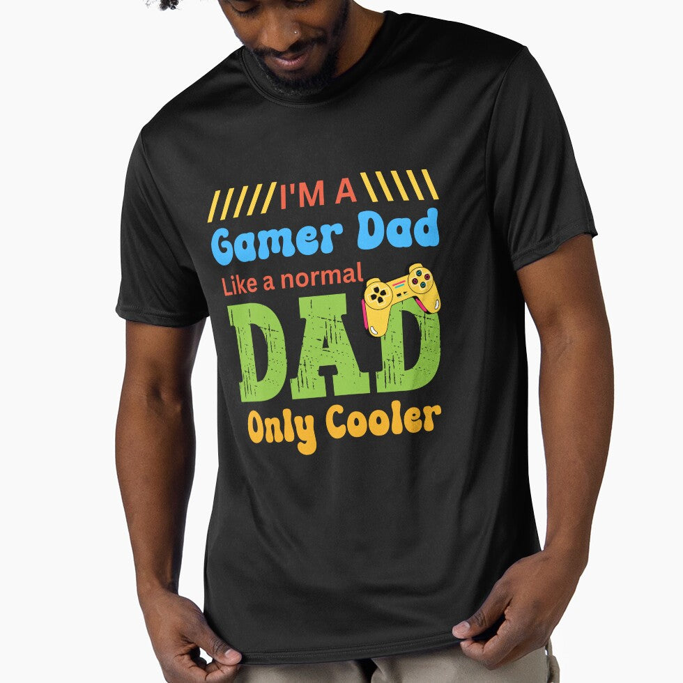 I'm a Gamer Dad, normal dad only cooler. fathers day, by K.M. Creations