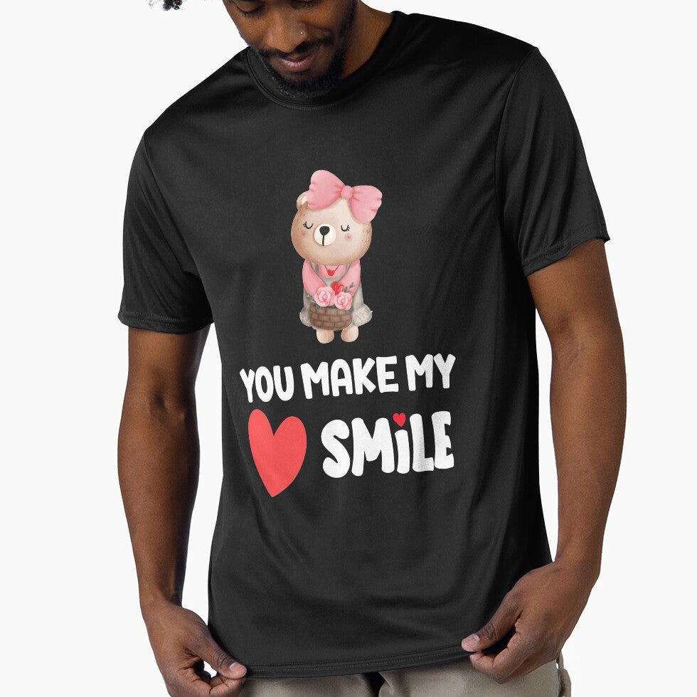 You make my heart smile, Valentine for Girlfriend or Boyfriend by Sunnyhova