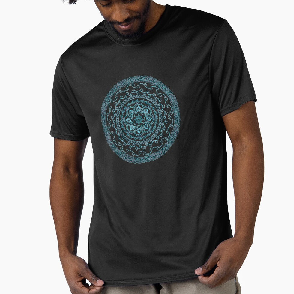 Mandala 09 Aqua by MiakadoArts