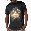 Cosmic Dust Lenticular Galaxy and Bolide by Inspiring-A-D