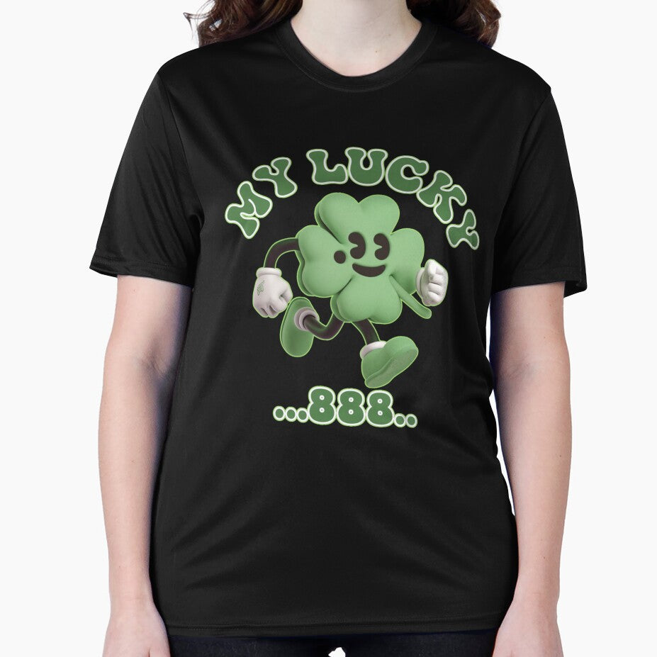 St. Patrick's Green My Lucky888 Smooth Gradient Blue by ZodiacLuck888