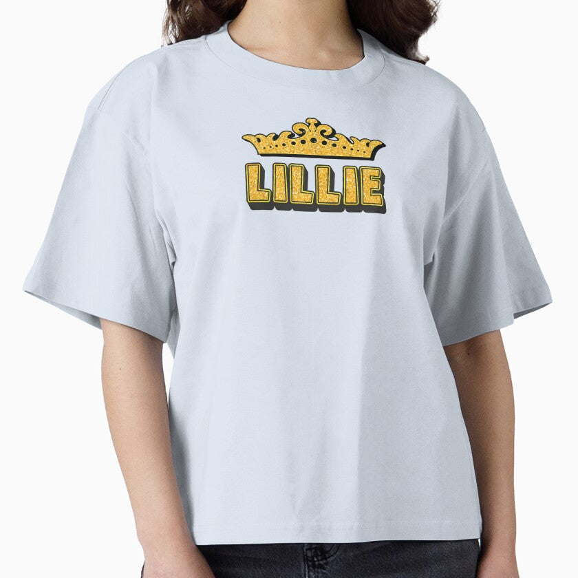 Lillie Personalized Funny Custom Name Crown Design by Watsonarts