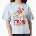 Firefighter Wife Gift – Firewife Strong Proud Hero Family by Im-Ara