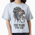 USA 250th Anniversary Tshirt for Women Patriotic 4th July Shirt by pigeon-blue