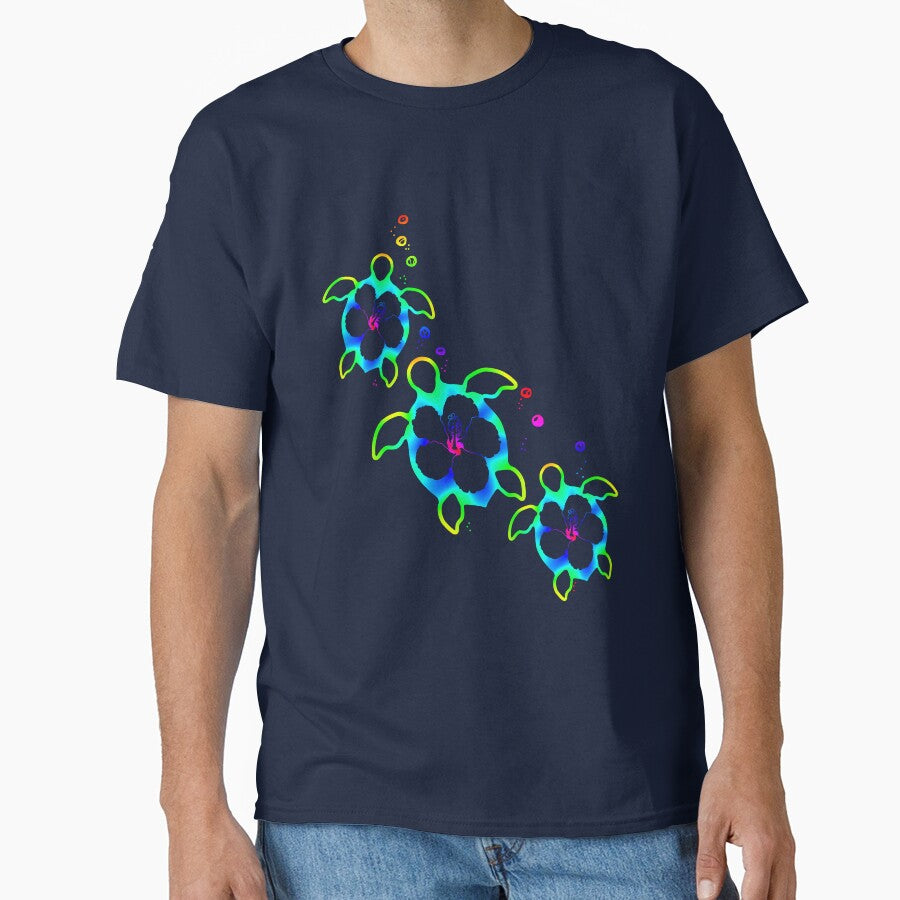 Tie Dyed Honu Turtles by BailoutIsland