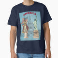 Vintage Patriotic Art Lady Columbia - Lady LIberty 1776 - 2026 by MugsAndDuds