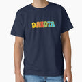 ❤️ Dakota Personalized Name Wavy Retro Shirt, Coffee Mug, Sticker Gift by HelixPedia