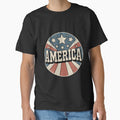 Retro USA Badge – 70s Style Stars, Stripes, and Bold Typography by OldGloryForge