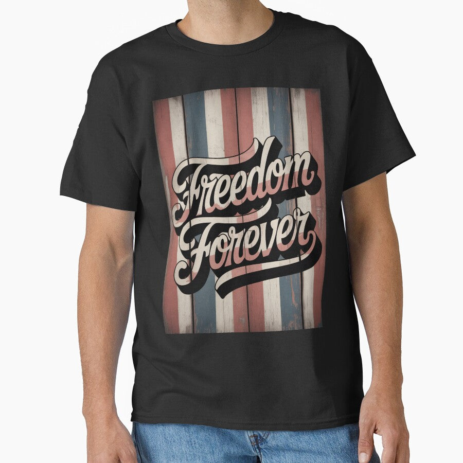Rustic Freedom Forever USA Graphic by OldGloryForge