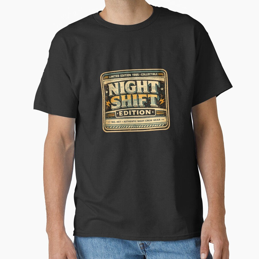 Night Shift Edition - Limited Edition Retro Worker Design by Golden Era Studio