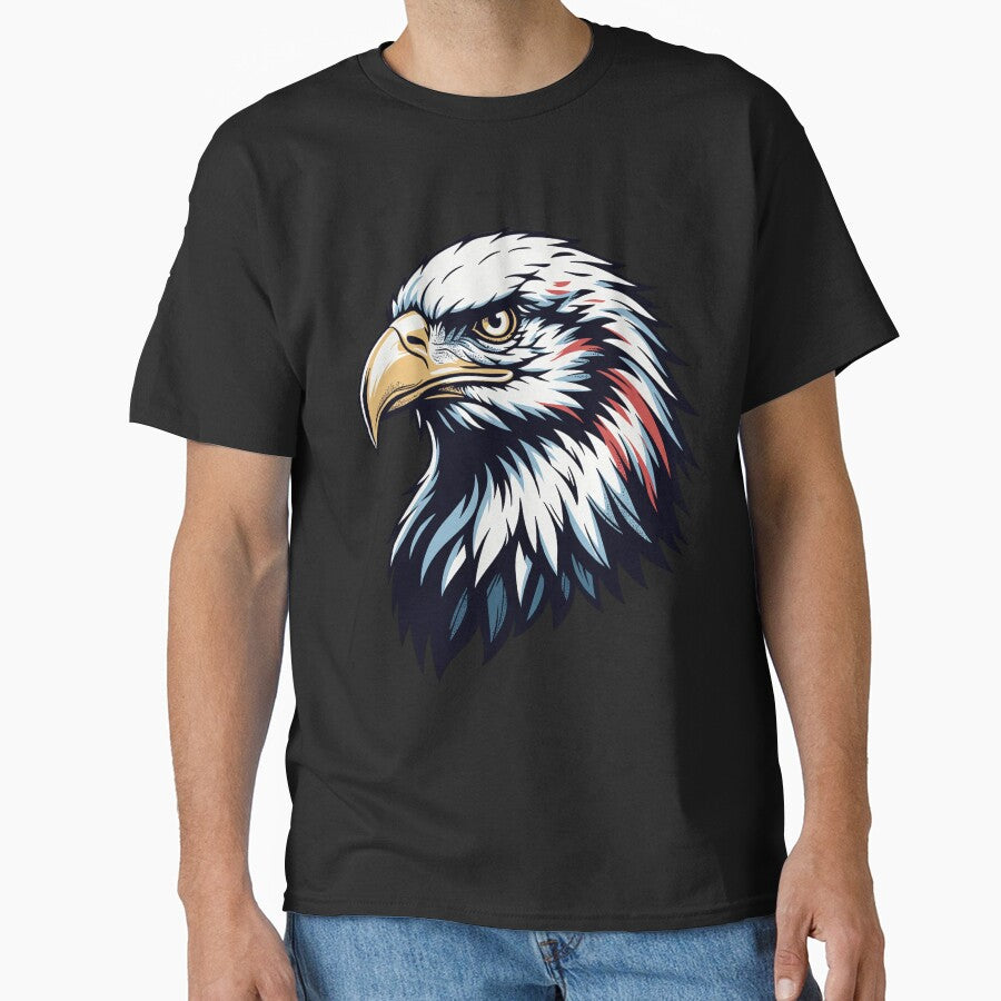 American Eagle Vector Emblem Patriotic Eagle Head by OldGloryForge