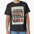 AMERICA DOESN’T QUIT – Gritty Retro Americana Typography by OldGloryForge