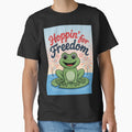 Hoppin’ for Freedom – Patriotic Frog Cartoon by OldGloryForge