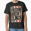 FREEDOM DOESN’T FLINCH – Vintage Distressed Americana by OldGloryForge