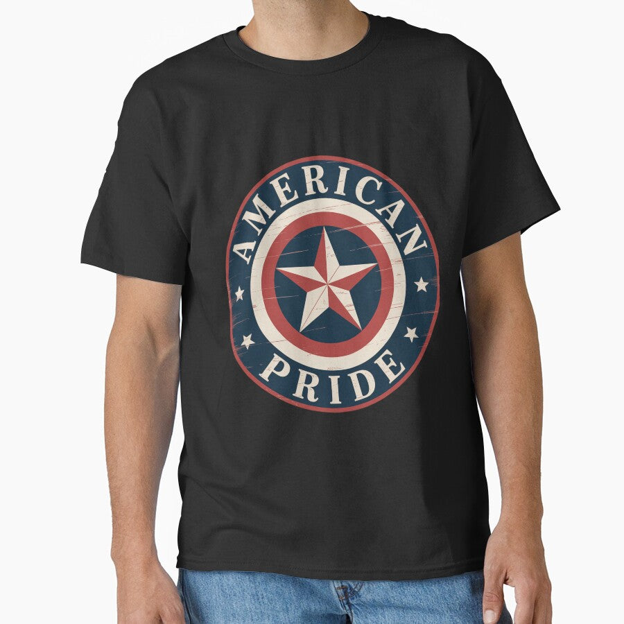 American Pride Circular Crest – Modern Patriotic USA Emblem by OldGloryForge