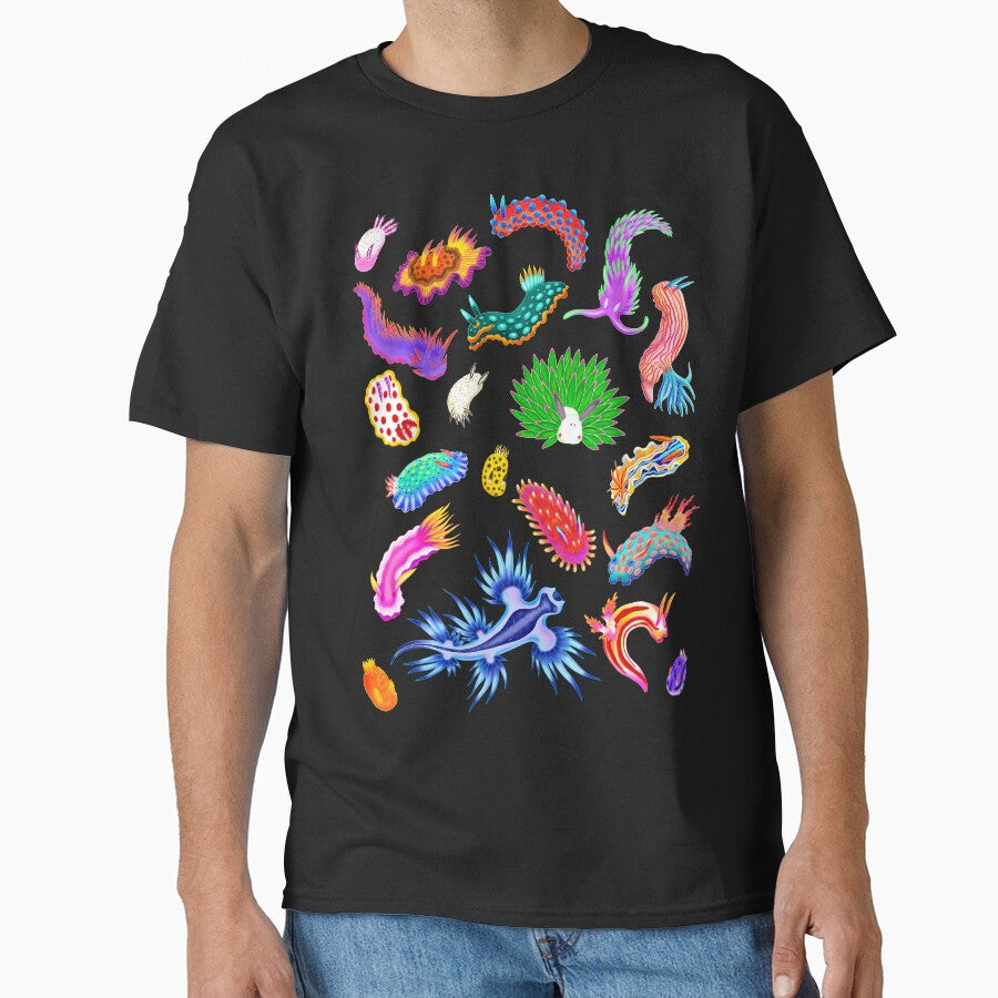 Rainbow Nudibranchs (Sea Slugs) Assortment by Marta Tesoro