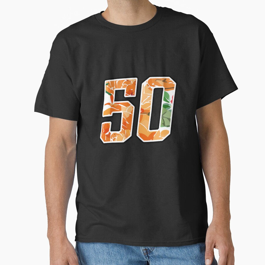 Floral Print Number 50 by NumbersFort