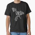 Archaeopteryx Skeleton Glyph - White by PaleoPanthera