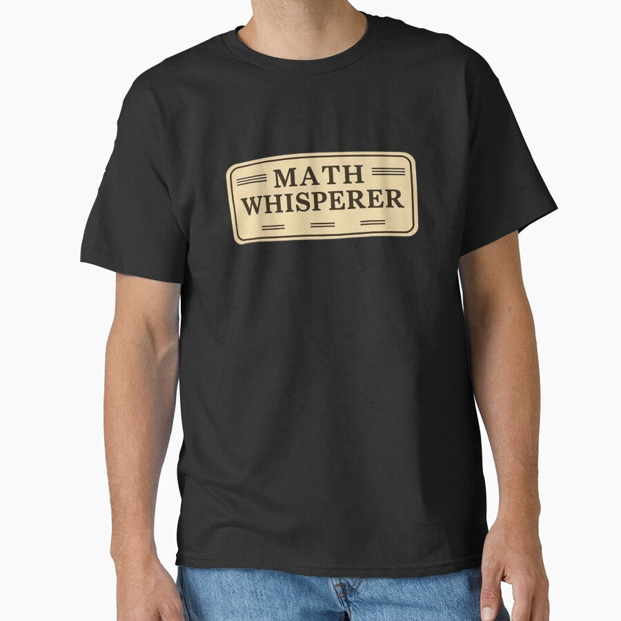 Math Whisperer Retrto Math Teacher Gift by Endless7Art