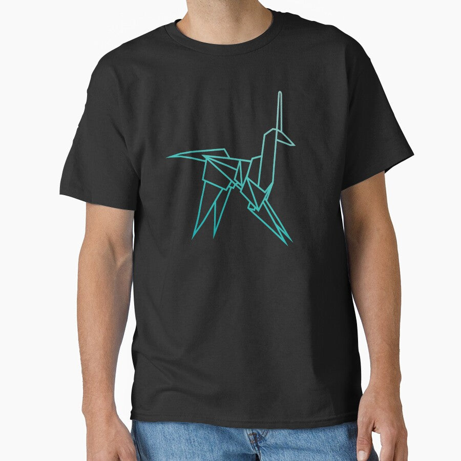 Blue Blade Runner Origami Unicorn by Harry Draws Straws