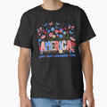 America Freedom Brave Independence Power Patriotic Floral USA by varin-studio