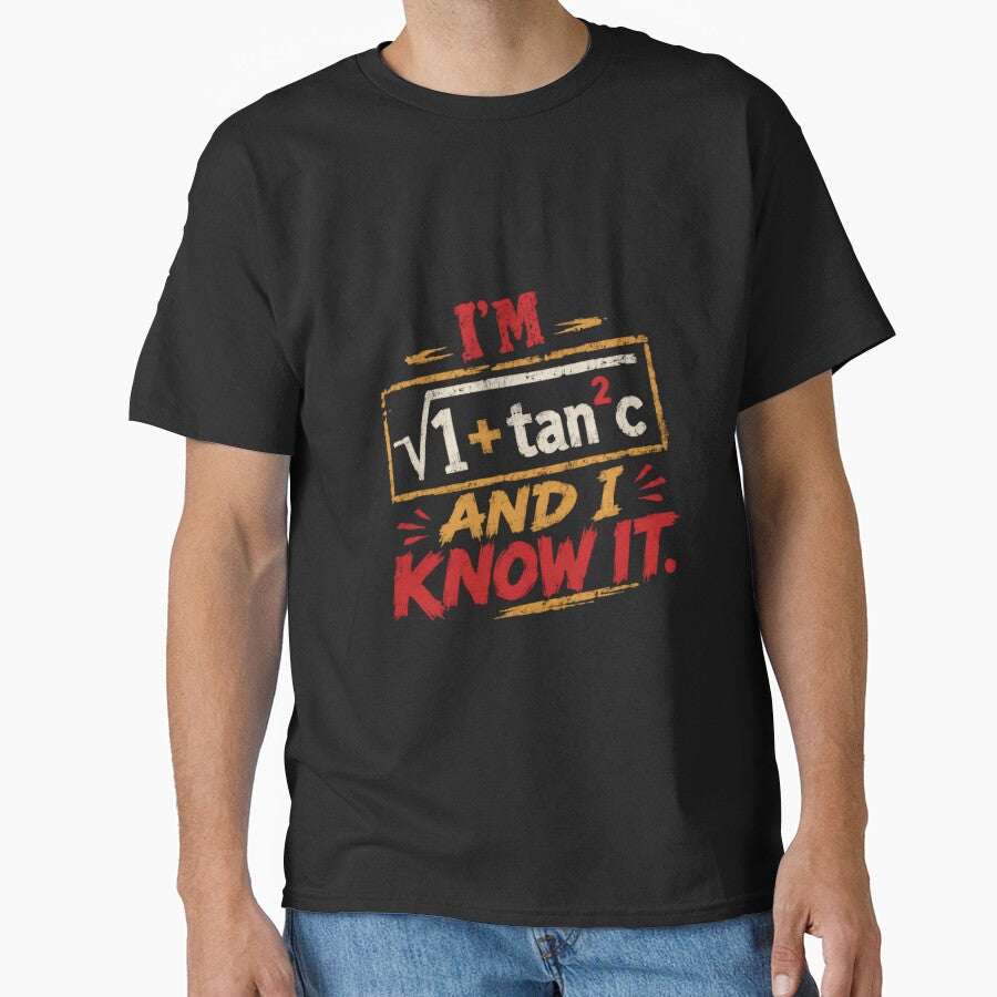 I'm Sec C And I Know It Funny Math Pun Trigonometry Teacher Student by SkeletonsDanger
