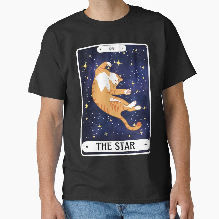 Tarot Card Orange Cat The Star by BettySpicer