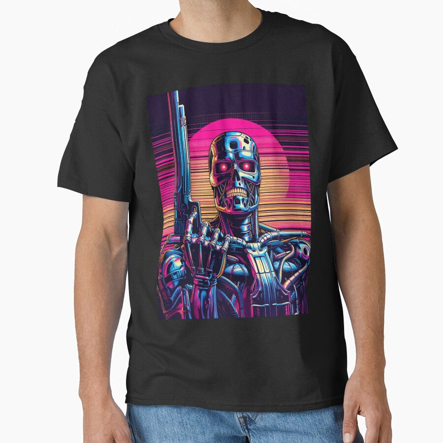 Synthwave Terminator: Vector Graphic by TDKCustoms