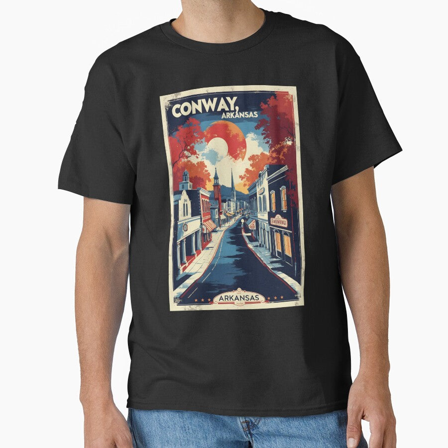 Conway Arkansas USA Vintage Travel Tourism by TravelersGems