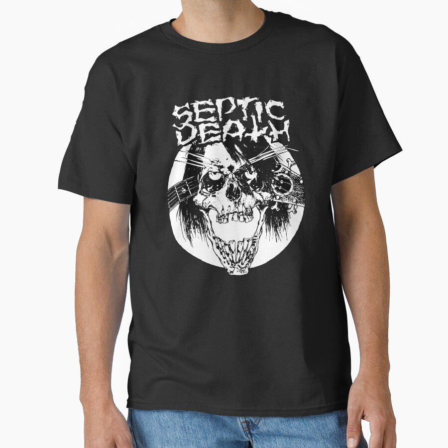 Pushead Septic Death Skull Screeching Deafness by Pus Fan