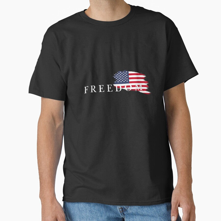 Freedom Vintage American Flag for July 4th | American Pride by Freedesign-home