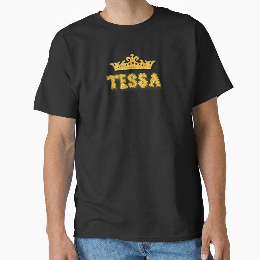 Tessa Personalized Funny Custom Name Crown Design by Watsonarts