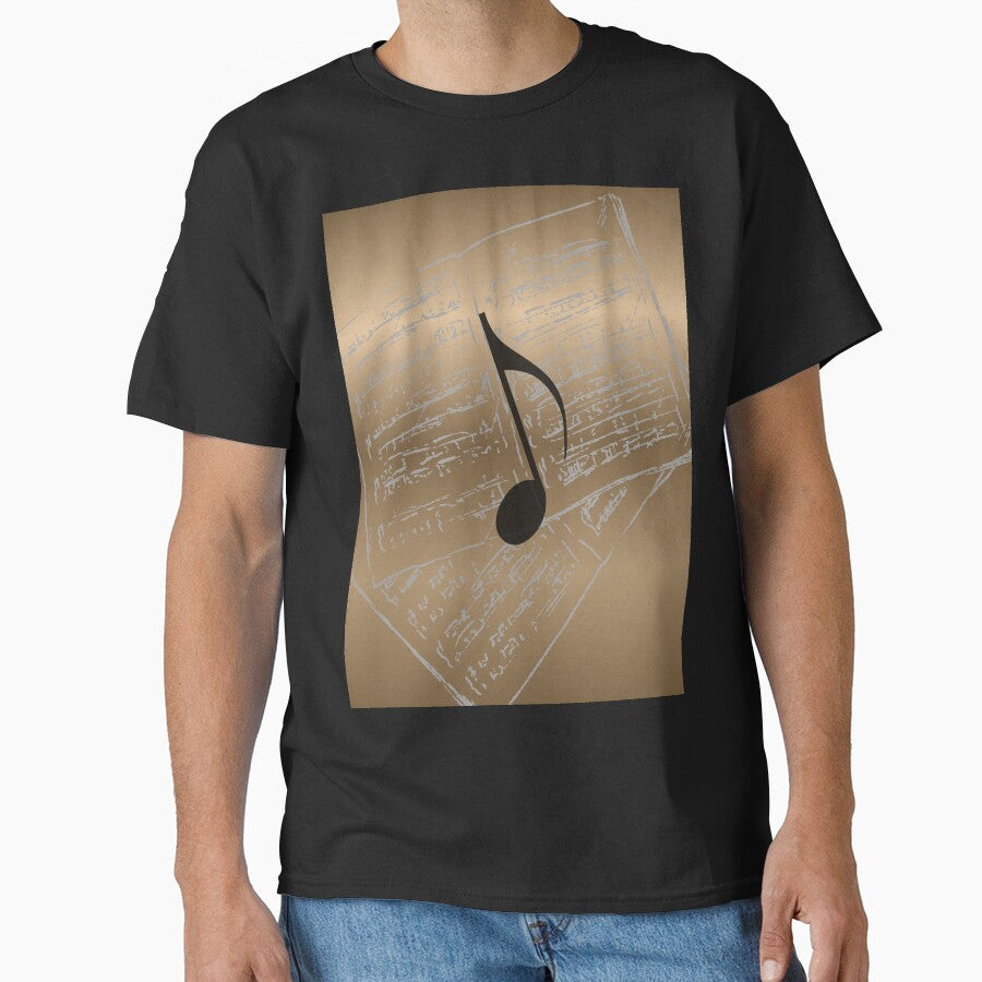 Take Note O The Music In Gold & Black by BrightrDayMusicArt