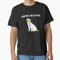 Proper Lab Attire Funny Laboratory Dog Pun Science by EffiSchneider