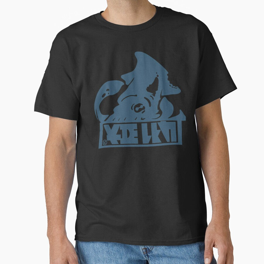Blue Squid Illustration by gucoolshop
