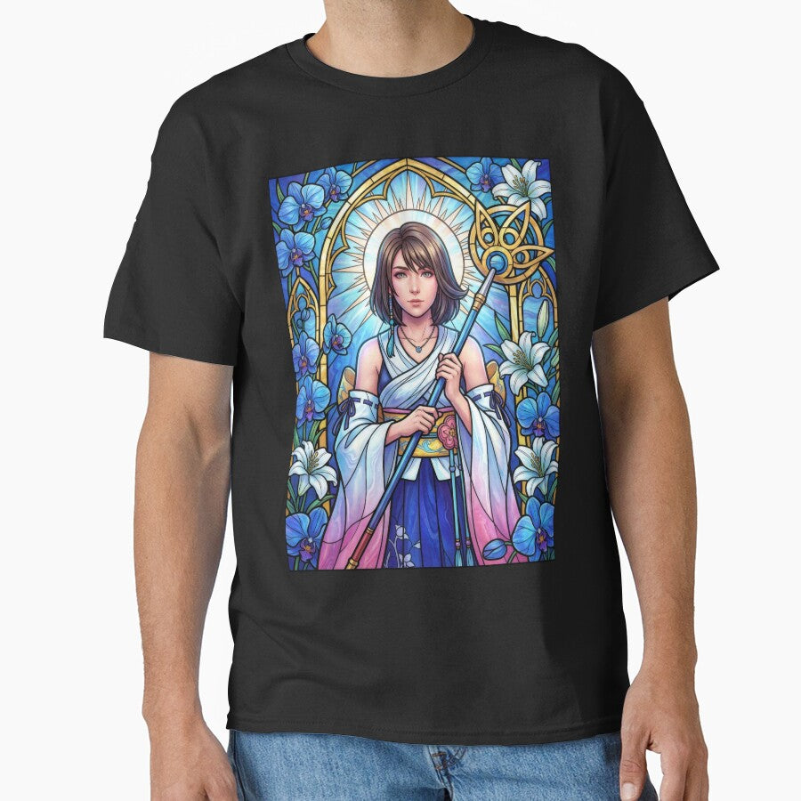 Stained Glass Grand Summoner of Spira by Thunderbelts
