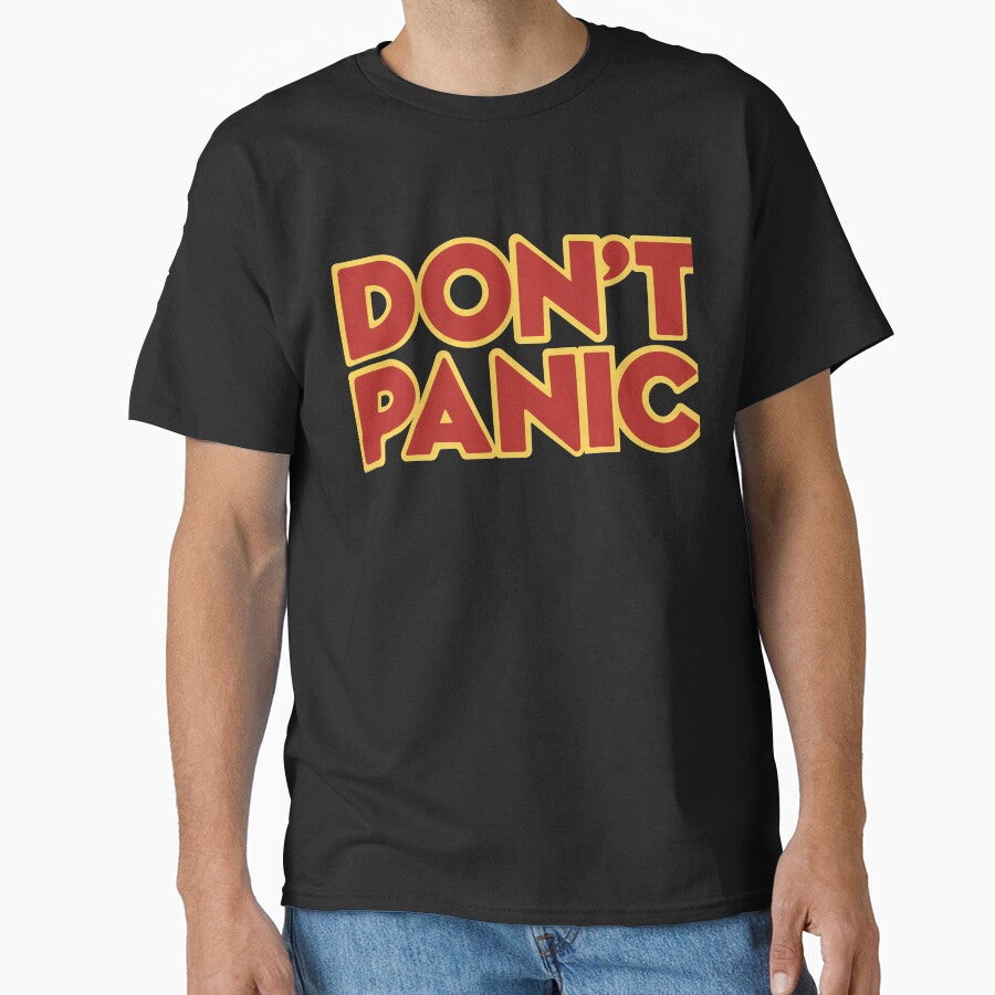 Hitchhiker Galaxy Don't Panic by ijoshtherefore