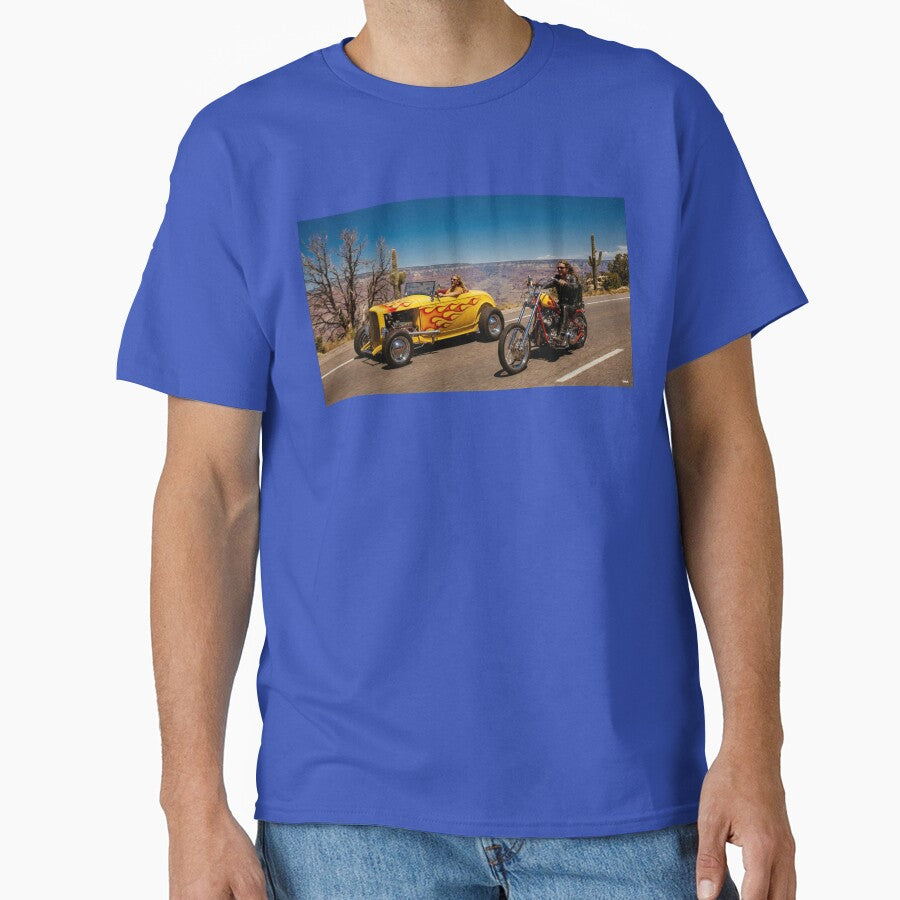 HOT RODS ON OLD ROUTE 66 by VERYOLDROAD BY AXTON BROWNING