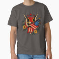 Salty-Dog American Traditional Floral Eagle and Flag Motif by salty-dog